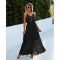 thumbnail image 2 of Vestido PRETTYGARDEN Maxi Negro Sin Mangas con Tirantes Espagueti XXL, 2 of 4
