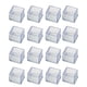 thumbnail image 1 of 16 protectores cuadrados de silicona Advancent para patas de silla color Transparente 25*25mm, 1 of 6