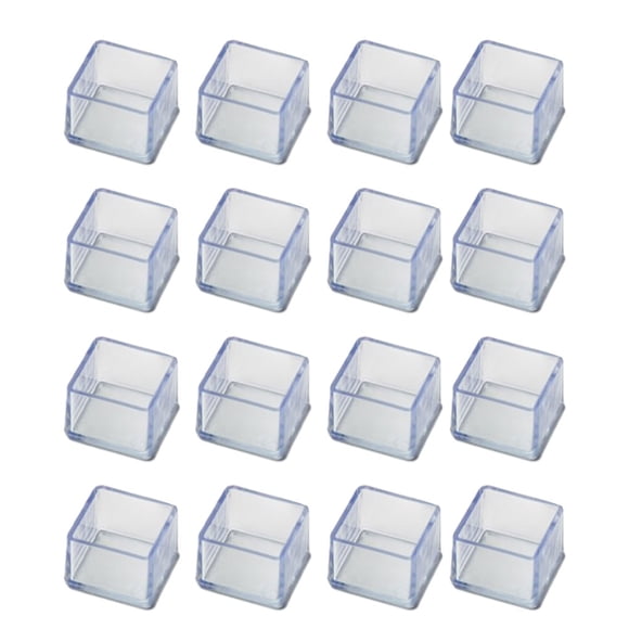 relayinert Embouts de Pieds de Tabouret 16 Pcs Premium Sans Gel Requis pour Réduire le Bruit et Prévenir Transparent 50*50mm