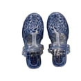 thumbnail image 3 of oqasdz Slippers for Women Summer Slip On Sandals with Hollow Toe Ring Jelly Pool Two Way Wear Versatile Openwork Sandals,Black, 3 of 7