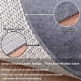 thumbnail image 2 of Non Slip Rug Pad Grippers - 2x3, 1/8" Thick, (Felt + Rubber) Double Layers Area Carpet Mat Tap, Provides Protection and Cushioning for Hardwood or Tile Floors, 2 of 6