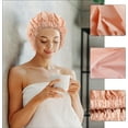 thumbnail image 4 of LAICAIW Bonnets de Douche pour Femmes Réutilisables Imperméables, 4 of 5