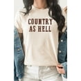 thumbnail image 5 of Country As Hell Western Graphic Tee T-Shirt, 5 of 10