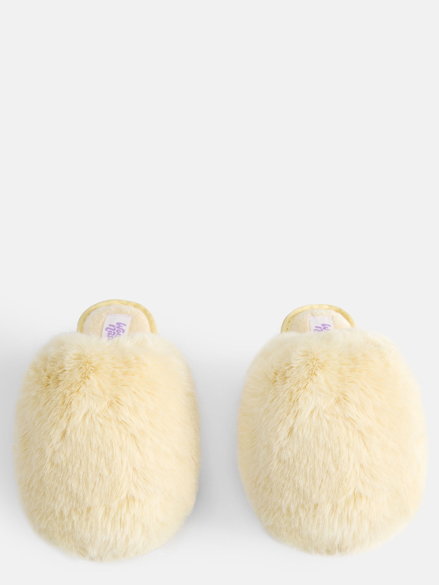 Wonder Nation Toddler, Little & Big Girls Faux Fur Puff Slippers