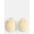 thumbnail image 6 of Wonder Nation Toddler, Little & Big Girls Faux Fur Puff Slippers, 6 of 6