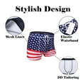 thumbnail image 3 of COOFANDY Men's Bathing Suit 3 inch Square Leg Swim Trunks Poly Training Suit Board Short, 3 of 5