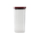 thumbnail image 2 of Tarro de almacenamiento de alimentos Cocina casera Apilable Arroz Condimento Aperitivos Recipiente transparente a prueba de humedad, Negro Rojo, Grande Methold HA001234-01, 2 of 6