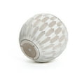 thumbnail image 6 of LuxenHome White and Beige Pattern 14.2-Inch Round Planter, 6 of 7