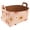 Multicolor 4, variant on Colorful Alien Pattern Storage Basket Collapsible Storage Bin, PU Foldable Basket Convenient Box Storage Organizer with Handles for Shelves Office Bedroom Closet Nursery Toys Laundry