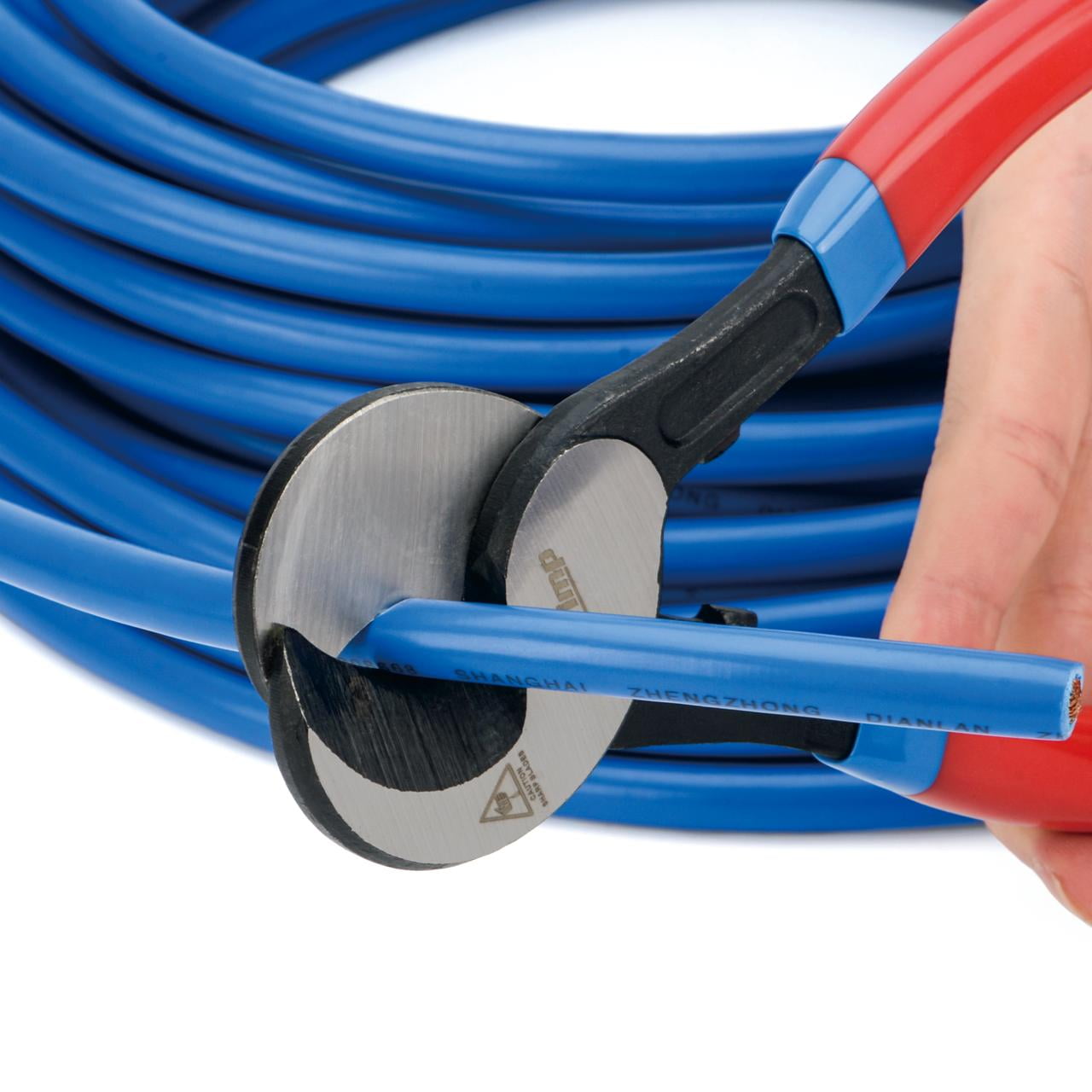 Battery Cable Lug Crimping Tool For 8, 6, 4, 2, 1, 1/0 AWG Heavy Duty Wire Lugs, Battery Cable End With Wire Shear Cutter