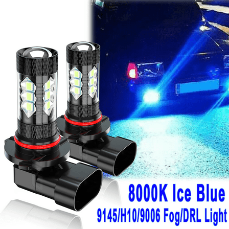 2-Piece 9005/9006 Blue Fog Light LED Fog Light Conversion Fit for MAZDA CX9 2007-2010