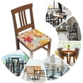 thumbnail image 2 of Seat Covers for Dining Room Chairsset of Set of 6, Fall Thanksgiving Autumn Leaf Harvest Stretch Chair Seat Covers Cushion Slipcovers for Kitchen Office, 2 of 6