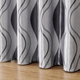 thumbnail image 5 of DYstyle 1/2 Panels Drapes Geometric Textile Living Room Bedroom Grommet Bedroom Curtains, 5 of 7