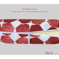 thumbnail image 6 of FBTS Prime 22x22 inch Round Red Leaves Outdoor Floor Cushions, Pack of 2, 6 of 6