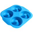 thumbnail image 3 of Doughnut Silicone Mold 4 Cavity Non-slip Handle Silicone Baking Mold Cake Mold, 3 of 10