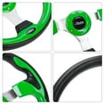 thumbnail image 4 of Roykaw Golf Cart Steering Wheel Universal for EZGO Club Car Yamaha, Golf Cart Accessories, Green, 4 of 8