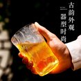 thumbnail image 3 of leyfeng Directo de fábrica, taza de glaciar para el cabello, taza de vidrio para el hogar, taza de agua, taza de jugo, café de viento ins, 3 of 6