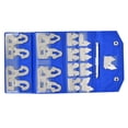 thumbnail image 1 of Jauge de Rayon en Acier Inoxydable 17pcs Réglée Fractionnelle 1/64-1/2 Pouce avec Support, 1 of 2