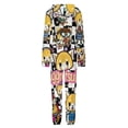 thumbnail image 5 of Aggretsuko Unisex Onesie Pajamas Zipper Jumpsuit Hooded One Piece Sleepwear for Family Mens Womens, 5 of 8