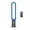 Iron/Blue, variant on Dyson Cool™ Tower Fan AM07 | Satin Black/Nickel | New