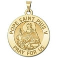 thumbnail image 2 of Picturesongold.Com Pope Saint Pius V - 1 inch Size of a Quarter -Sterling Silver, 2 of 4