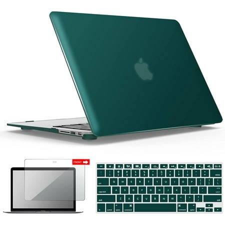 IBENZER Old Version (2010-2017 Release) MacBook Air 13 Inch Case (Models: A1466 / A1369)  Plastic Hard Shell Case with Keyboard for Apple Mac Air 13  Quetzal Green  W-A13-QUGN+2 price history on PriceWatchPro