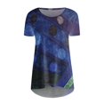 thumbnail image 5 of Pntutb - Camiseta de manga corta con cuello redondo y estampado a la moda para mujer Pntutb Pntutb-1604, 5 of 5