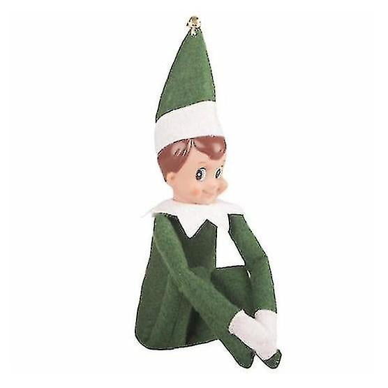 The Elf On The Shelf Boy Girl Figure Christmas Novelty Plush Dolls Toy Xmas Gift_a