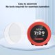 thumbnail image 2 of Tempe Glass Film Anti-Scratch Ultra-Clear para Sound Clock Alarmo rojo, 2 of 9