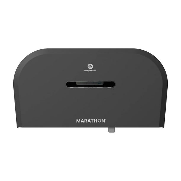 Marathon 2Roll Jumbo Toilet Paper Dispenser, Smoke