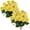 Yellow, variant on 2 Pcs Artificial Geranium Flowers for Outdoors Fake Geranium Silk Flower Outdoor UV Resistant Garden Plants Faux Geranium Flowers for Christmas Home Kitchen Table Centerpieces Decor, 13.7", Pink