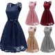 thumbnail image 4 of Vestido de noche elegante del partido de la princesa dulce del cordón de las mujeres atractivas del Abanopi Rosa/XXL, 4 of 6