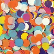Tissue Paper Confetti, 1 Inch Circles, 10,000 Pieces, 3.5 Ounces, Multicolor Rainbow Confetti Dots, 8 Fun & Complementing Colors, by Better Office Products