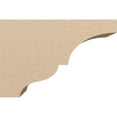 thumbnail image 3 of 7"W x 21"D x 14"H Classic Asheboro Rough Cedar Woodgrain TimberThane Corbel, Primed Tan, 3 of 6