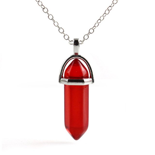 maskred Hexagon Column Charm Findings Handmade Holiday Hanging Pendants Crystal Necklace Earring Keychains Decorations Dark Red 1Set