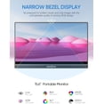 thumbnail image 3 of ARZOPA Monitor Portátil 15.6'' FHD 1080P Kickstand Monitor Portátil IPS Pantalla Externa USB C HDMI para PC Mac Teléfono Xbox PS5 - A1, 3 of 5