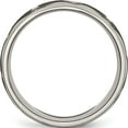 thumbnail image 2 of Titanium Brushed Laser Design 8mm Band (Size 12.5) Made In China tb26a-12.5, 2 of 5