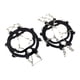 thumbnail image 2 of Tacos de hielo de 10 dientes, agarres, crampones de tracción simple, zapatos de invierno, clavos, cadena Black_M, 2 of 9