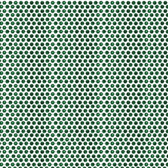 48" 8mm Cut Metallic Green Mardi Gras Beads (Dozen)