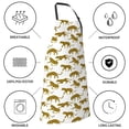 thumbnail image 5 of Naloa Leopard Print Apron Kitchen Aprons with Pockets for Women Men Chef, 5 of 8