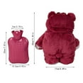 thumbnail image 3 of Hot Water Bottle Cute Plush Toy Stuffed Animal Hand Warmer,Portable Stitch Hot Water Bottle with Cute Stuffed Animal Cover Holidays Christmas Winter Gift, 3 of 9