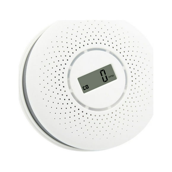 Xihbxyly Detector de Monóxido de Carbono, Alarma de Alta Sensibilidad, Pantalla Lcd con Niveles de Co, Sensor Fotoeléctrico y Electroquímico, Fácil Montaje En Pared, Seguridad para El Hogar, Funciona