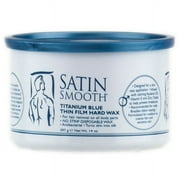 Satin Smooth Natural Pure and Simple Wax ( Titanium Blue Thin Film Hard - 14 oz)