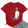 thumbnail image 5 of WILLBEST T-Shirts pour Femmes T-Shirts Graphiques Vêtements d'Été Manches Courtes, 5 of 5