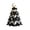 J002- B, variant on Handmade Holiday Table Decor Kit, Diy Halloween Quilted Fabric Tree Kit, Diy Patchwork Kit, Halloween Fabric Tree, No Complicated Tools Needed Layered Spooky Fabric Tree Sewing
