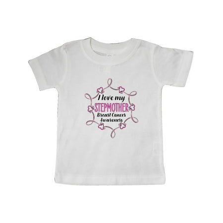 

Inktastic I Love My Stepmother- Breast Cancer Awareness Gift Baby Boy or Baby Girl T-Shirt