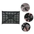 thumbnail image 1 of Car Ceiling Storage Net Bag - Double Zipper 30 Grid Orange, Large Capacity for Travel Camping, 1 of 5