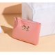 thumbnail image 1 of Monedero de mujer con cremallera de lichi, de piel suave, monedero, cartera, marea, 1 of 5
