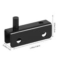 thumbnail image 2 of WHAMVOX 1 Set of Glass Door Hinge Shower Glass Clamp Glass Doors Hinge for Glass Hotel Bathroom Shower Glass Clamp Glass Door Hinge Glass Door Hinge, 2 of 8