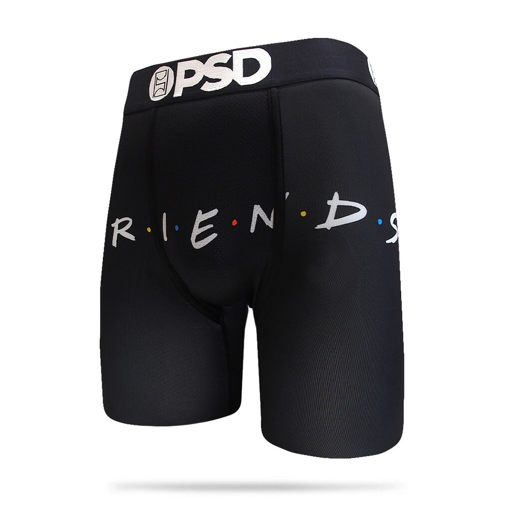 Download PSD - PSD Underwear Friends Mens Boxer Briefs Black - Walmart.com - Walmart.com